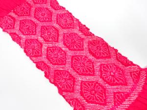 正絹　絞り　帯揚げ